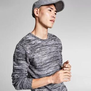 And Now This Men's Regular-Fit Marled Brushed Sweater